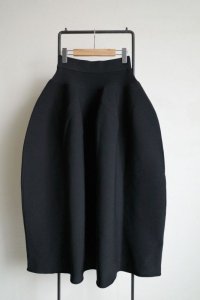 HeRIN.CYE       Jersey volum knit skirt・BLACK