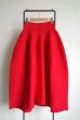画像1: HeRIN.CYE       Jersey volum knit skirt・RED (1)