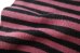 画像5: slopeslow       Cotton interlock stripe crewneck T・black×red