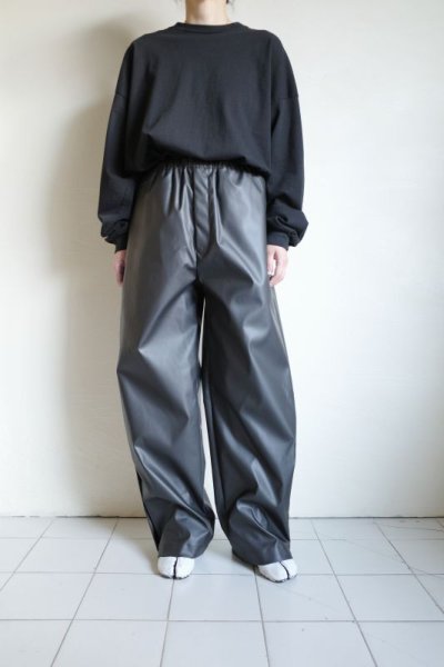 画像10: stein         TRACK EASY TROUSERS ・BLACK(COATED)
