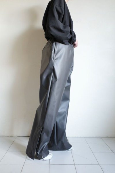 画像12: stein         TRACK EASY TROUSERS ・BLACK(COATED)