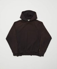 BAL       RUSSELL ATHLETIC HIGH COTTON DISTRESSED HOODIE・black