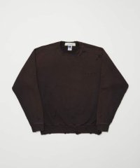 BAL       RUSSELL ATHLETIC HIGH COTTON DISTRESSED CREW・black