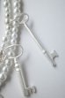 画像3: TAKAHIROMIYASHITATheSoloist.       pearl necklace with five keys.(8mm)