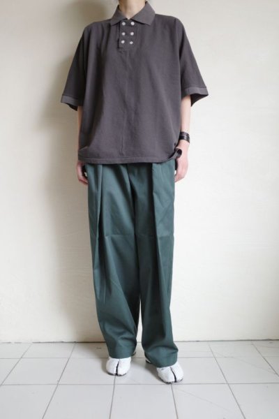 画像10: PHINGERIN       フィンガリン DOUBLE POLO・インクブラック