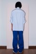 画像18: DOUGALL       Gathered-back Short Sleeve Shirts・lt blue