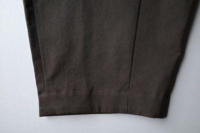 画像4: Dulcamara　　　　　　チノチノ3サイドパンツ・チャコールブラウン