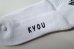 画像6: KYOU       "FEET"01 JQD Knit Message Socks