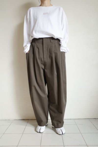 画像9: Dulcamara　　　　　　チノチノ3サイドパンツ・チャコールブラウン