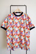 WATARU TOMINAGA       ringer T-shirt・pen flower