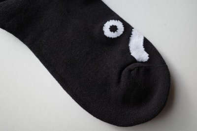 画像3: Polar Skate Co.       Rib Socks Long Happy Sad・Black