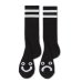 画像1: Polar Skate Co.       Rib Socks Long Happy Sad・Black (1)