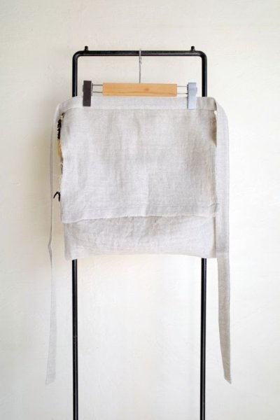 画像1: Fujimoto       Double Gauge Flap Bag・NATURAL