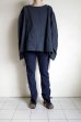 画像9: Fujimoto       India Fabric Overdyed Smock Shirt・BLACK