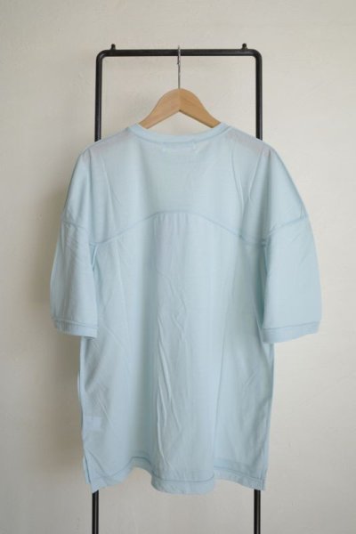 画像2: HeRIN.CYE       Sheer half sleeve Tshirt・L.BLUE