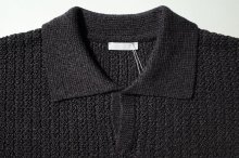 他の写真1: Blanc YM       Skipper knit Shirt・charcoal gray