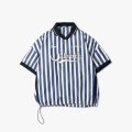 UNTRACE       STRIPE FOOTBALL GAME SHIRT S/S