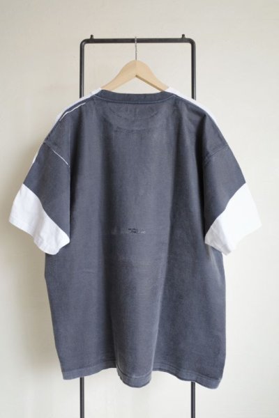画像3: UNTRACE       SOLID PRINT TEE SHIRT・DARK NAVY