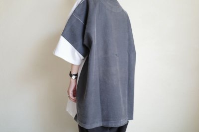 画像14: UNTRACE       SOLID PRINT TEE SHIRT・DARK NAVY