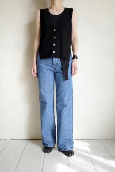 画像9: HeRIN.CYE       30%OFF  Compact knit vest・BLACK