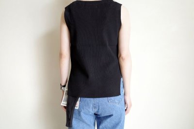 画像8: HeRIN.CYE       30%OFF  Compact knit vest・BLACK