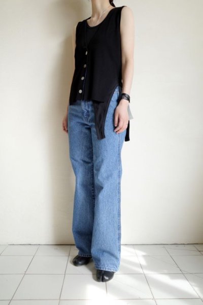 画像10: HeRIN.CYE       30%OFF  Compact knit vest・BLACK