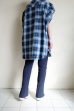 画像16: TAKAHIROMIYASHITATheSoloist.       cut off sleeve western shirt.・blue