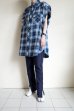 画像13: TAKAHIROMIYASHITATheSoloist.       cut off sleeve western shirt.・blue