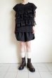 画像9: HeRIN.CYE       Many gather attachment tops・BLACK