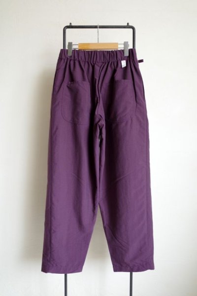 画像2: RELAX FIT       リラックスフィット ”NPID NYLON BEACH SLACKS” ダークパープル