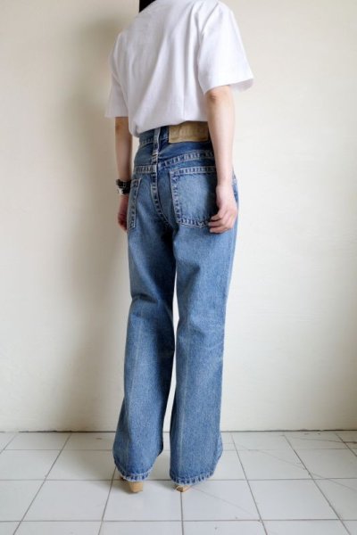 画像14: KOOKY ZOO       クーキーズー DENIM FLARE PANTS ”CREASE”・1