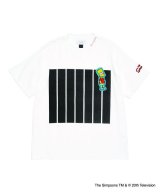 FACETASM       30%OFF THE SIMPSONS 7BAR BIG TEE・white