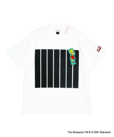 画像1: FACETASM       THE SIMPSONS 7BAR BIG TEE・white