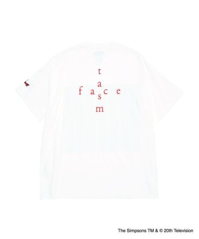 画像2: FACETASM       THE SIMPSONS 7BAR BIG TEE・white