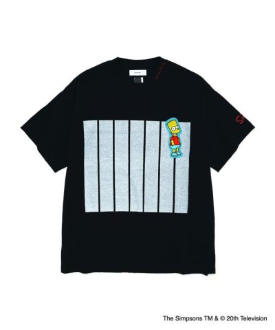 画像1: FACETASM       THE SIMPSONS 7BAR BIG TEE・black