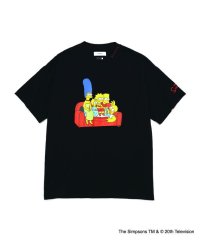 FACETASM       THE SIMPSONS RIB BIG TEE・black