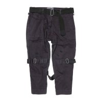 PEEL&LIFT        bondage trousers modern faded black ダメージボンテージトラウザース