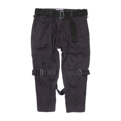 画像1: PEEL&LIFT        bondage trousers modern faded black ダメージボンテージトラウザース