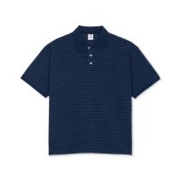 Polar Skate Co.       SURF POLO SHIRT DOTS・DARK BLUE