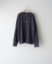 画像1: ssstein         OVERSIZED REBUILD SWEAT LS・BLUE GREY (1)