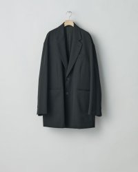 ssstein         OVERSIZED SINGLE BREASTED LONG JACKET・BLACK