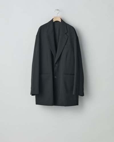 画像1: ssstein         OVERSIZED SINGLE BREASTED LONG JACKET・BLACK