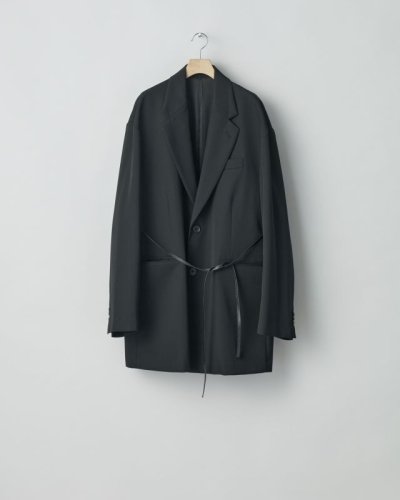 画像2: ssstein         OVERSIZED SINGLE BREASTED LONG JACKET・BLACK