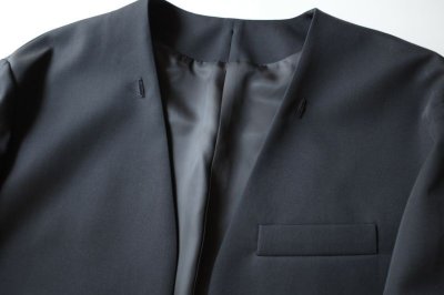 画像8: ssstein         OVERSIZED LAPELED COMBINATION JACKET・BLACK