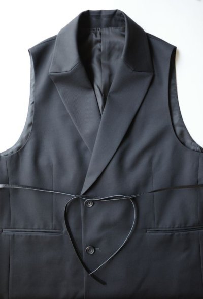 画像3: ssstein         OVERSIZED LAPELED COMBINATION JACKET・BLACK