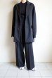 画像17: ssstein         OVERSIZED SINGLE BREASTED LONG JACKET・BLACK