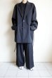 画像11: ssstein         OVERSIZED SINGLE BREASTED LONG JACKET・BLACK