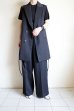 画像16: ssstein         OVERSIZED LAPELED COMBINATION JACKET・BLACK