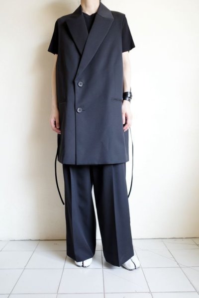 画像14: ssstein         OVERSIZED LAPELED COMBINATION JACKET・BLACK
