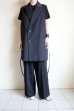 画像14: ssstein         OVERSIZED LAPELED COMBINATION JACKET・BLACK